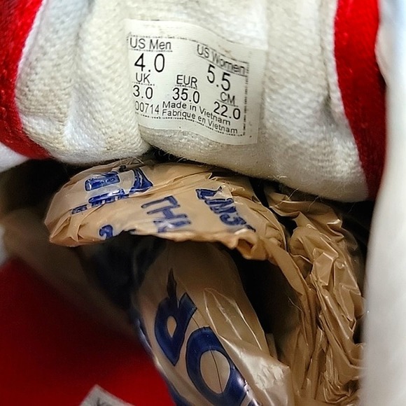 Vans old skool Yacht Club colorblocked Blue Red Yellow Green White women 5.5 - Picture 13 of 13